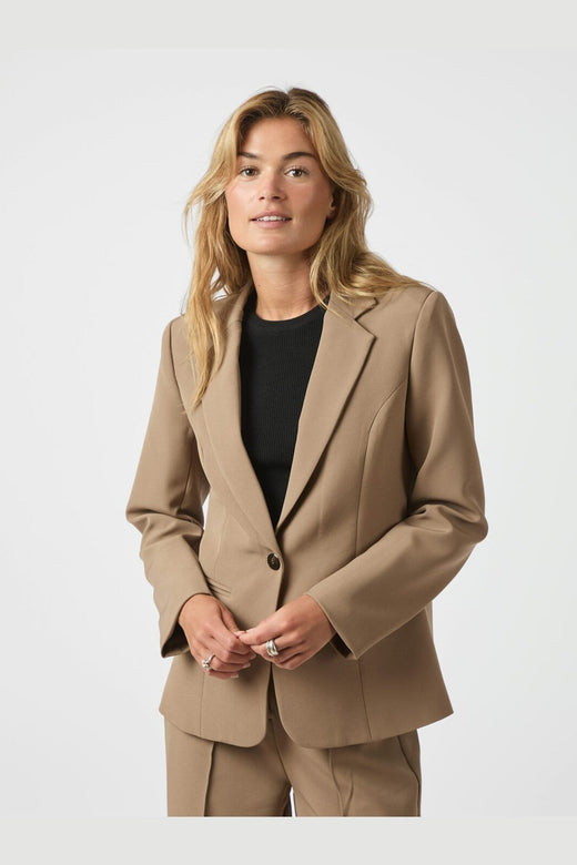 Neo Noir - Francine Suit Blazer 166616 - 306 - Dusty Brown