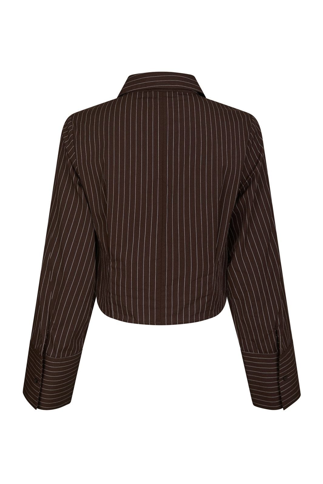 Neo Noir - Frost Striped Shirt 167157 - 676 - Dark Brown