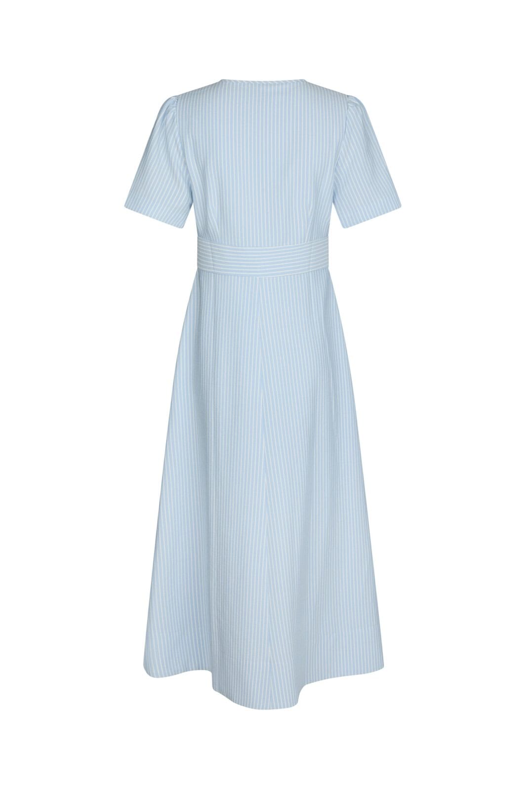 Neo Noir - Ilsie Stripe Dress 165276 - 145 - Light Blue