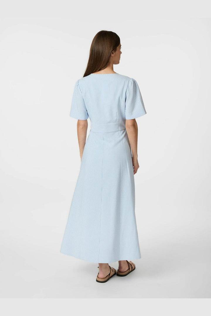 Neo Noir - Ilsie Stripe Dress 165276 - 145 - Light Blue