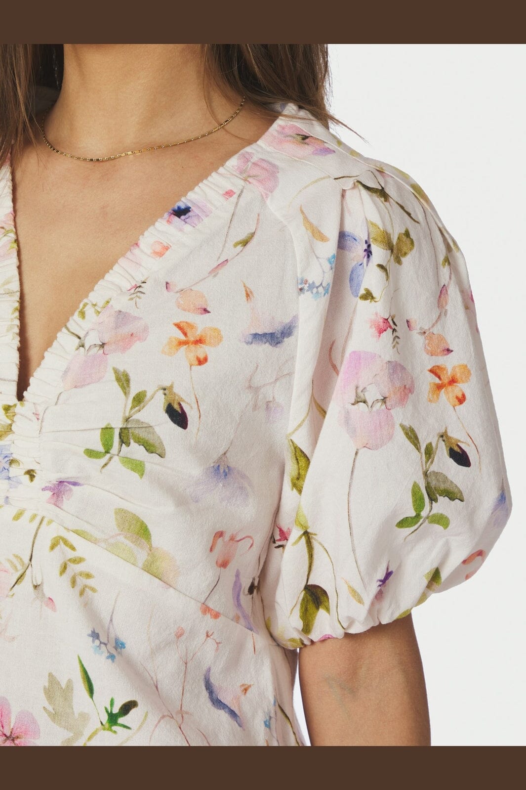 Neo Noir - Irina Flower Blouse 169056 - 121 - Off White