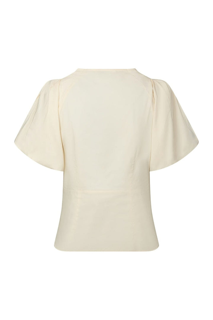 Neo Noir - Irina Poplin Blouse 162219 - 416 - Butter Yellow