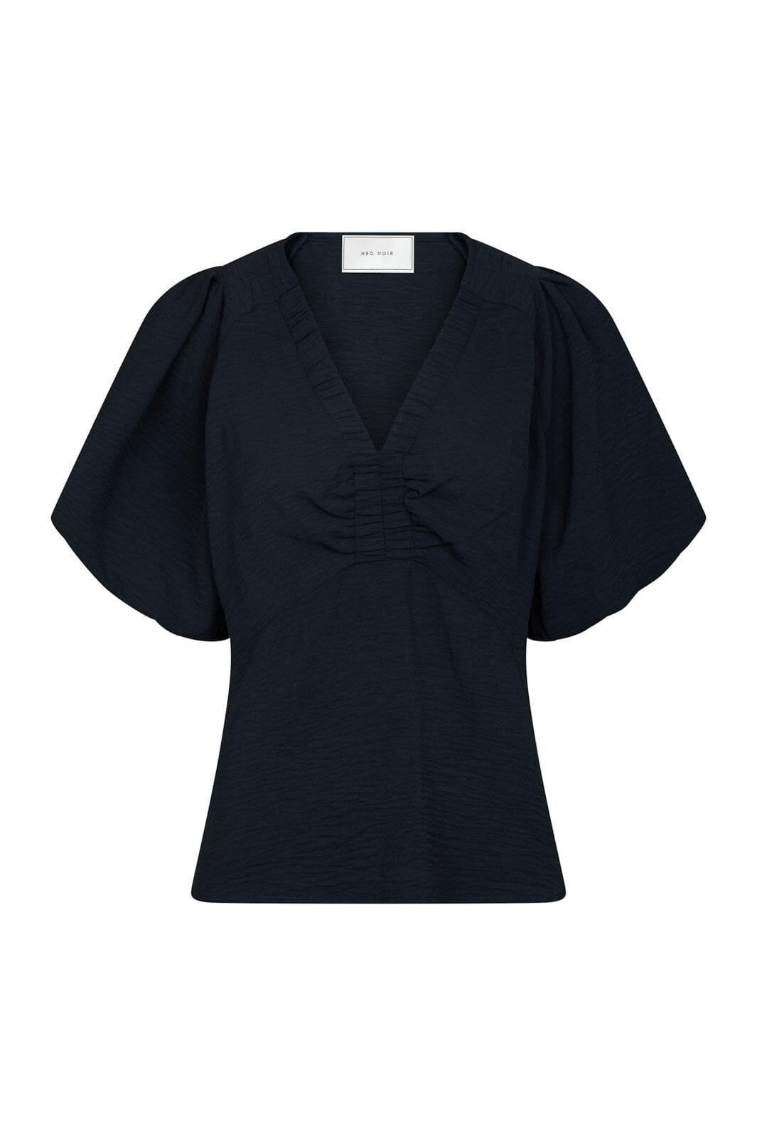 Neo Noir - Irina Structure Blouse 165910 - 141 - Navy