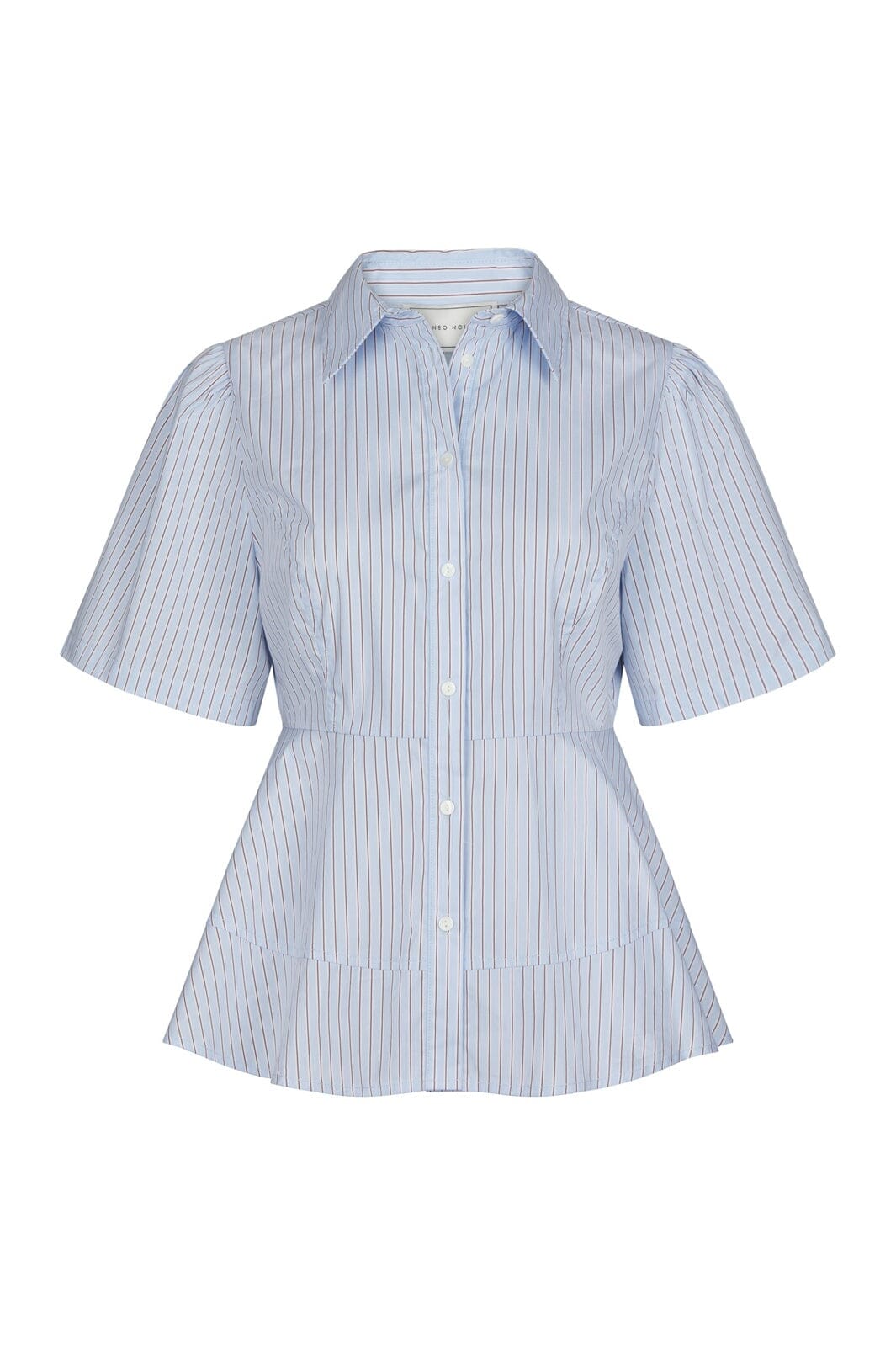 Neo Noir - Janelle Stripe Shirt 168838 - 417 - Blue/Brown Stripe