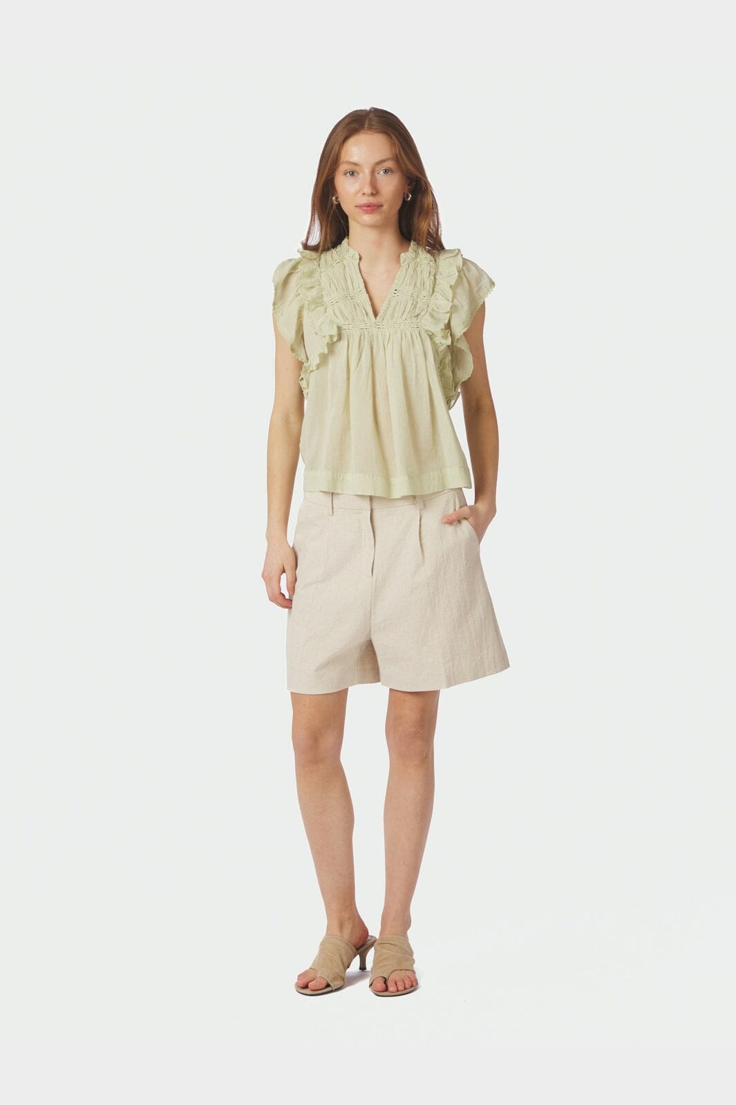 Neo Noir - Jayla S Voile Top 159881 - 236 - Pistachio