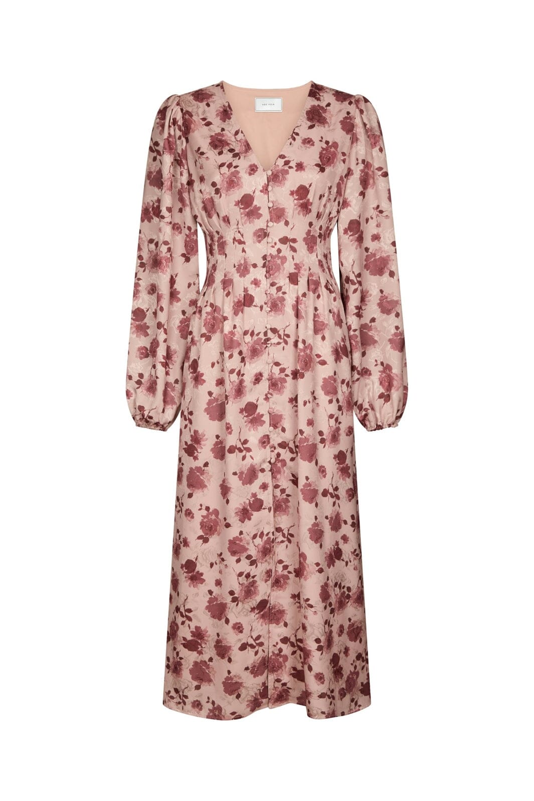Neo Noir - Jellie Print Dress 167561 - 630 - Dusty Rose