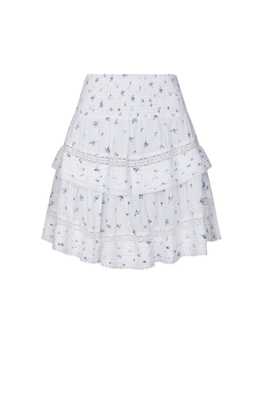 Neo Noir - Kenia Flower Dobby Skirt 166046 - 978 - Blue Flower