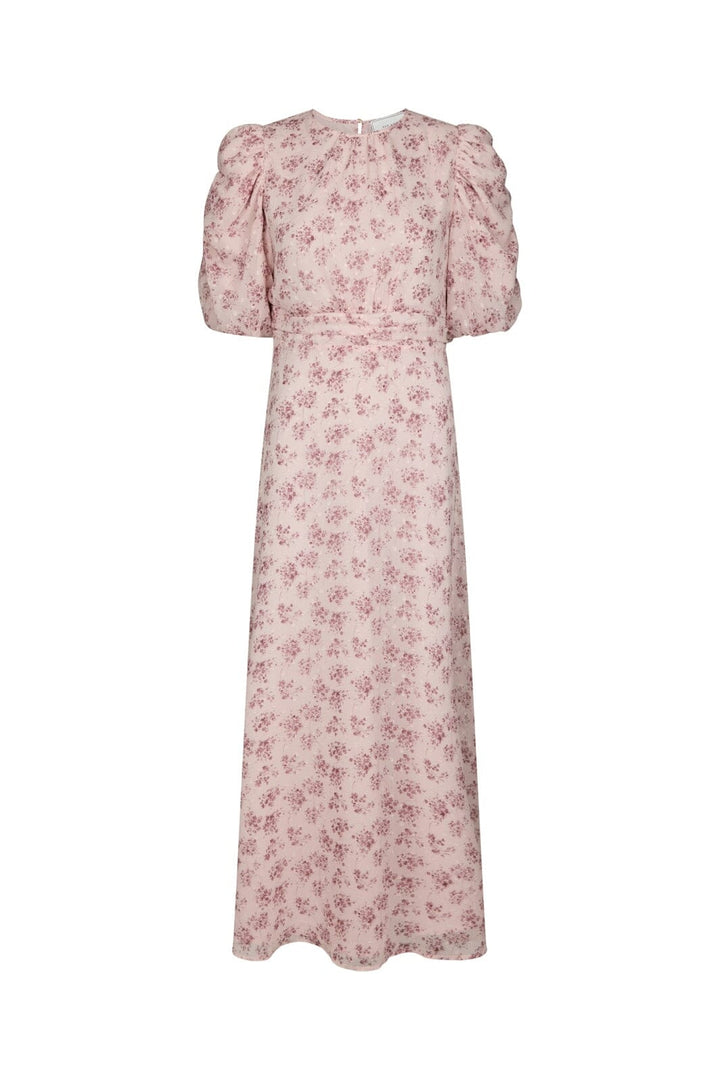 Neo Noir - Kikka Chiffon Flower Dress 167915 - 165 - Rose