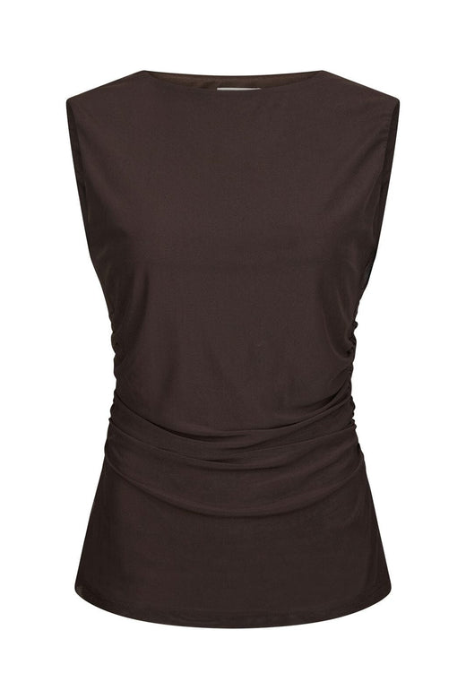 Neo Noir - Liblana Mesh Top 166340 - 676 - Dark Brown
