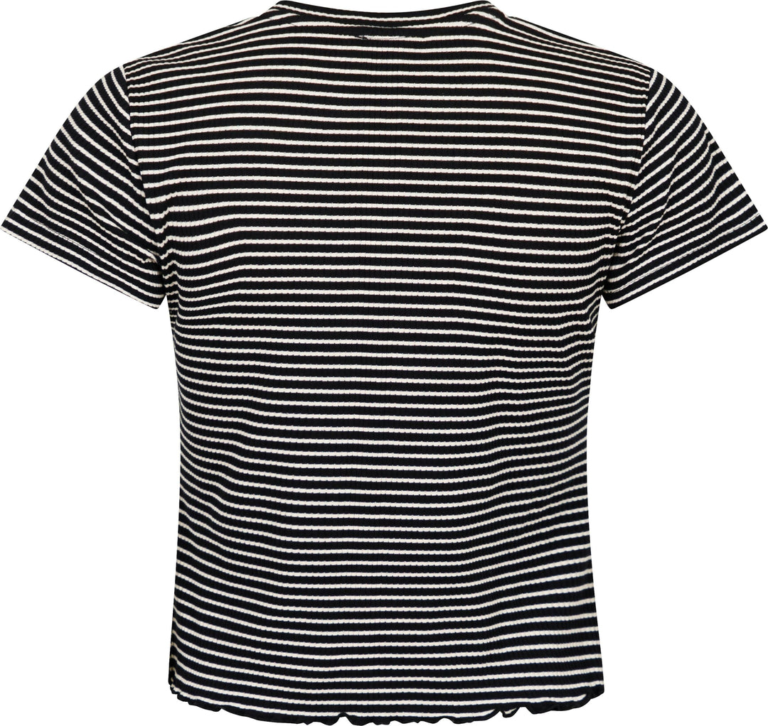 Neo Noir - Lonnie Stripe Tee - Black