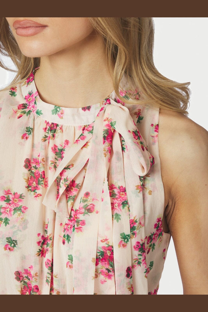 Neo Noir - Marli Amazing Chiffon Dress 167706 - 165 - Rose