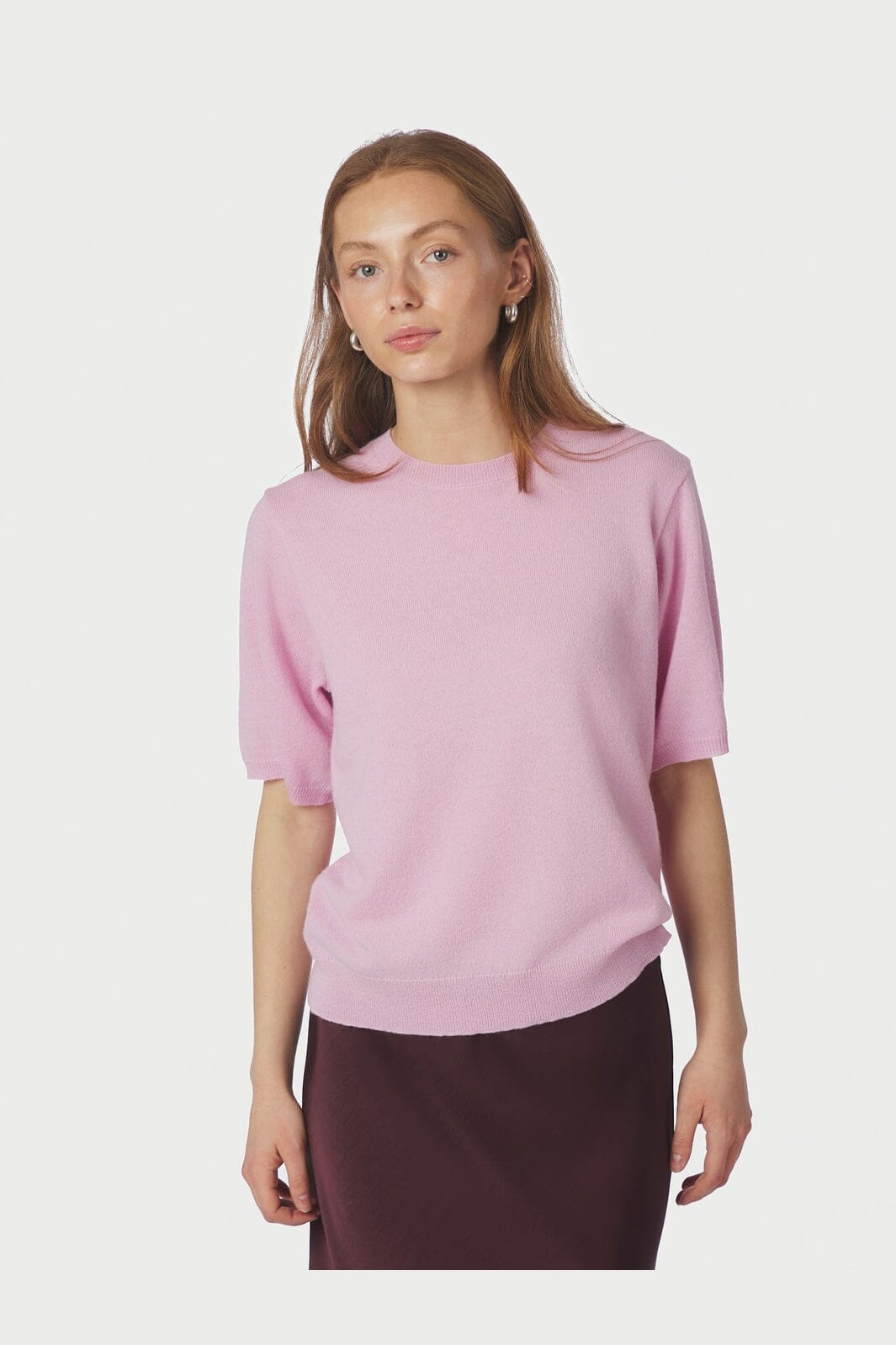 Neo Noir - Missy Knit Tee 161927 - 754 - Light Pink