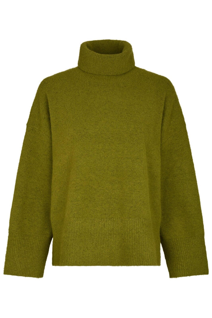 Neo Noir - Naline Knit Blouse 165512 - 340 - Sage Green
