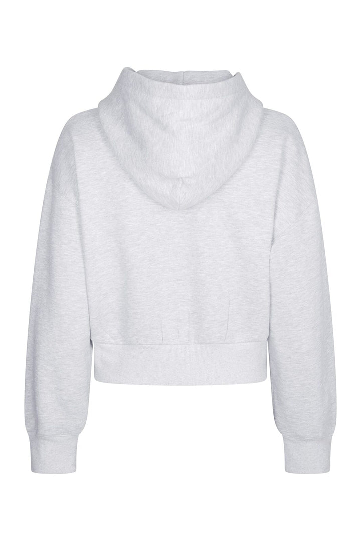 Neo Noir - Oliana Zipper Hoodie 169054 - 103 - Light Grey Melange