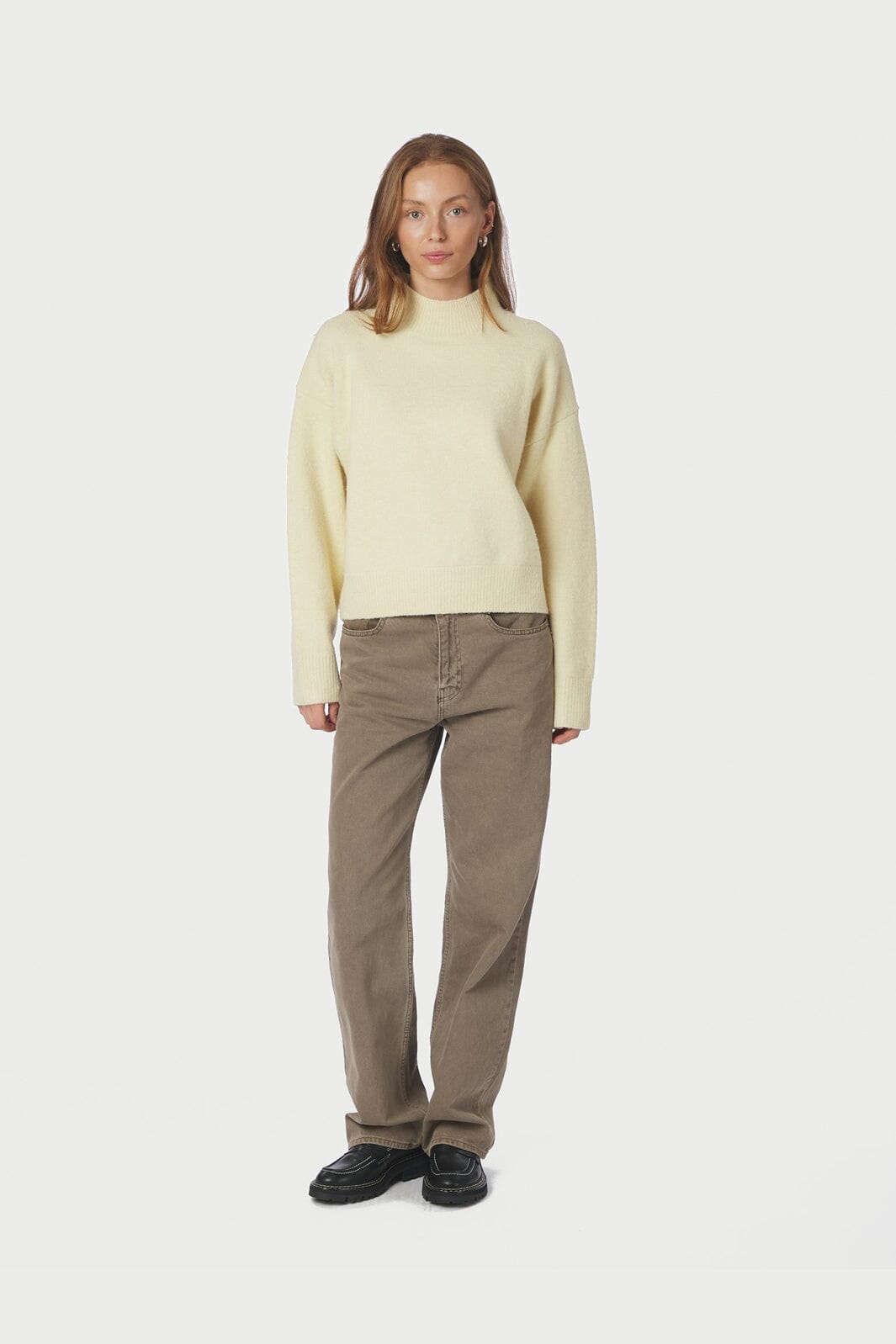 Neo Noir - Paulina Knit Blouse 159703 - 416 - Butter Yellow