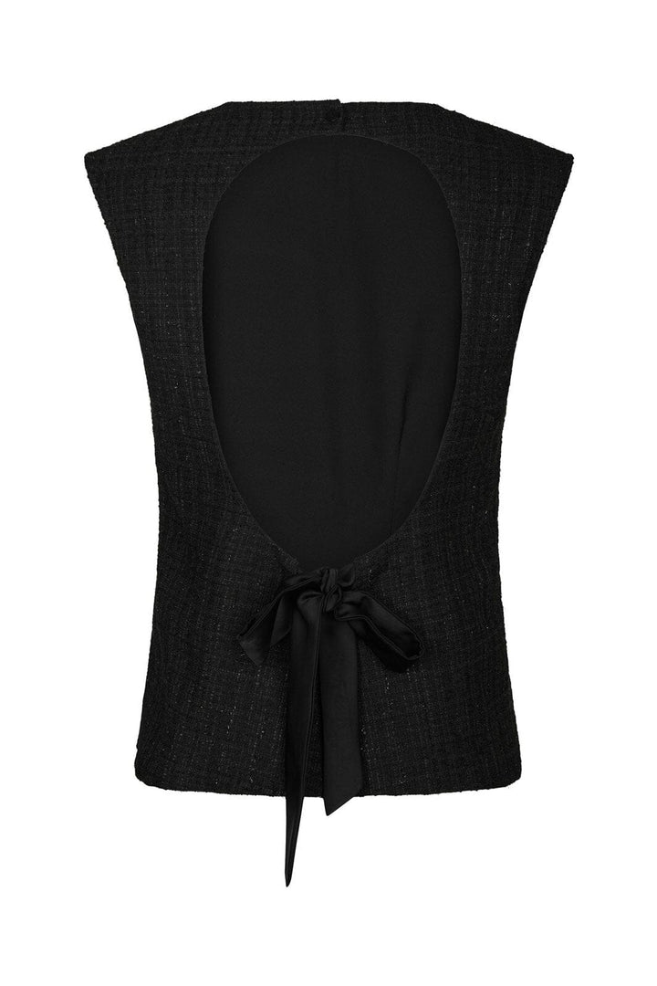 Neo Noir - Rafli Boucle Top 166901 - 100 - Black