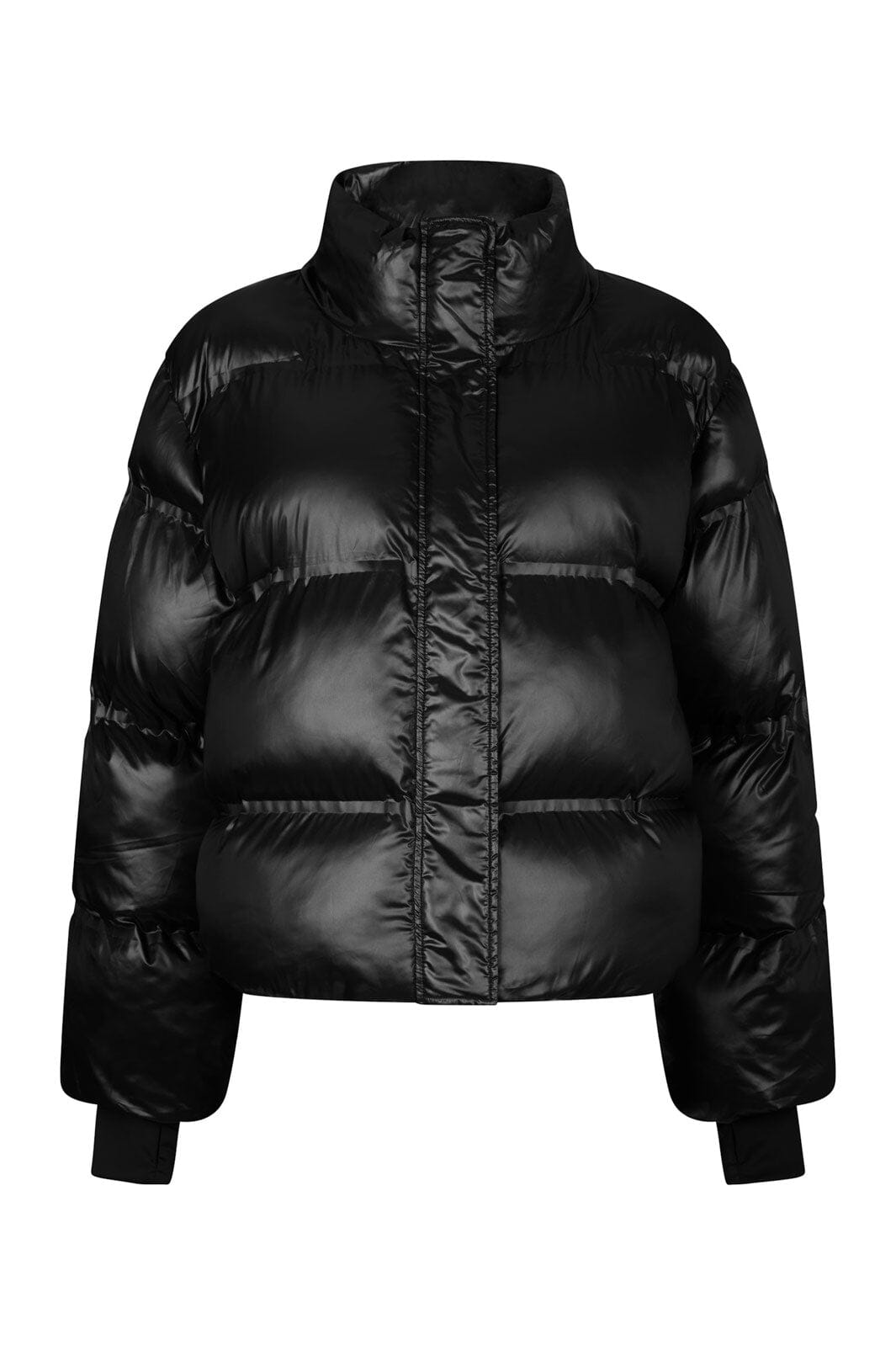 Neo Noir - Rhea Shiny Puffer Jacket 165094 - 100 - Black