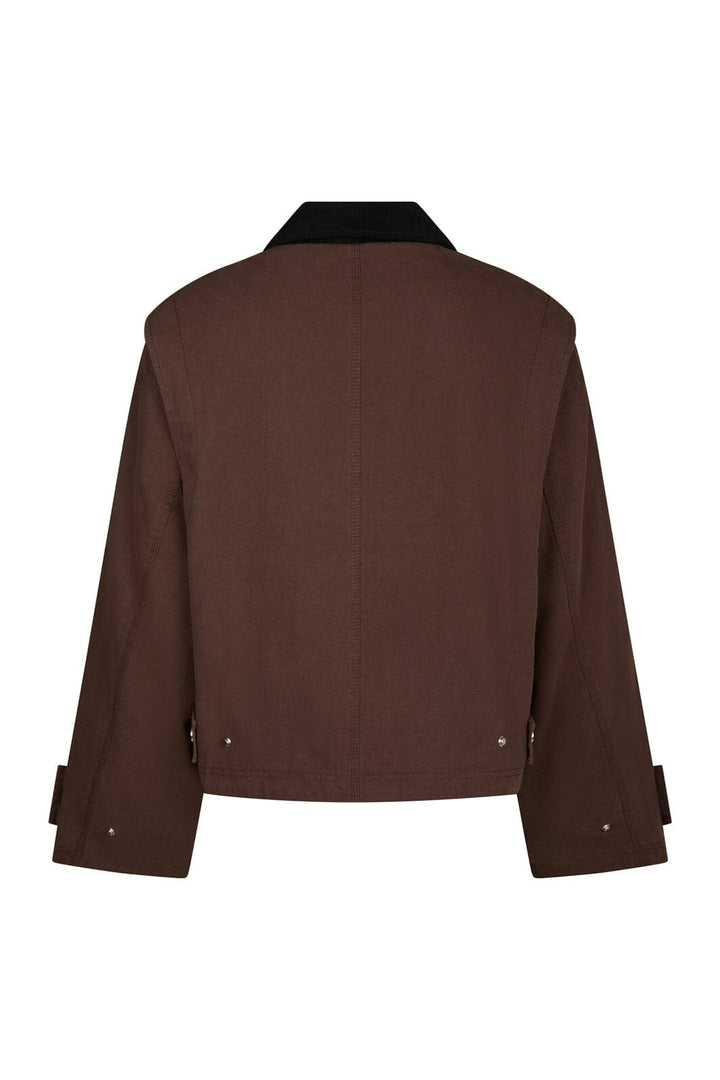 Neo Noir - Rivera Canvas Boxy Jacket 164402 - 210 - Brown
