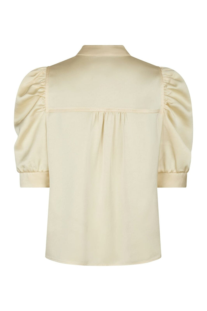 Neo Noir - Roella Heavy Sateen Blouse 162590 - 191 - Light Yellow