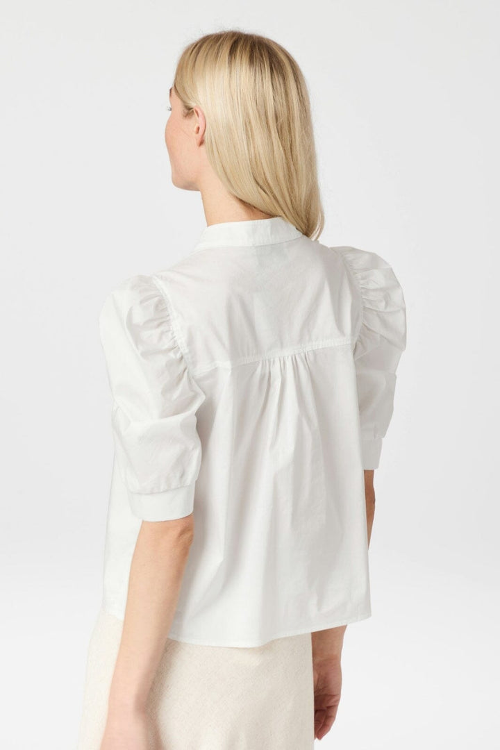 Neo Noir - Roella Poplin Blouse 164283 - 120 - White