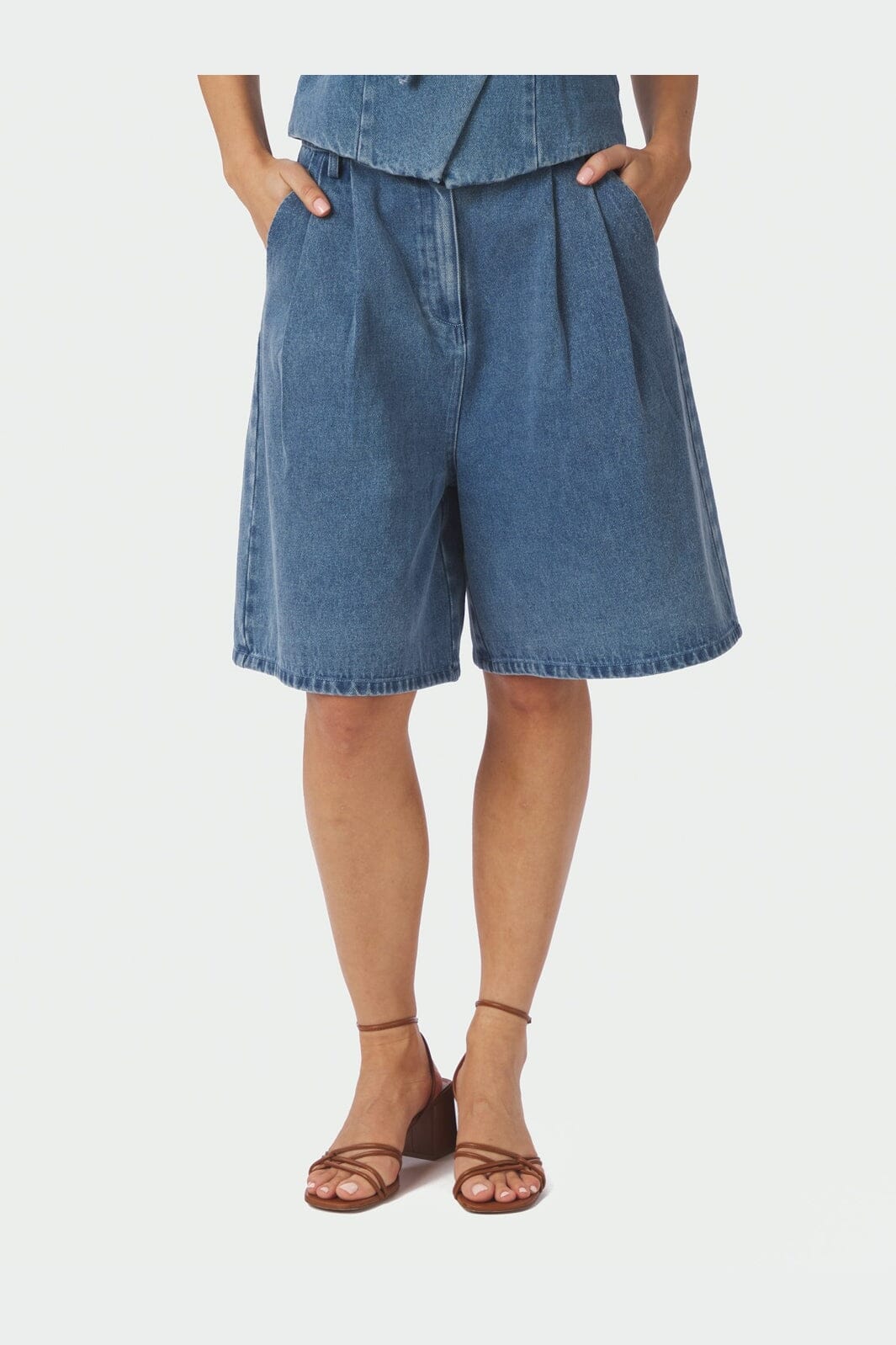 Neo Noir - Rosel Denim Shorts 168984 - 140 - Blue