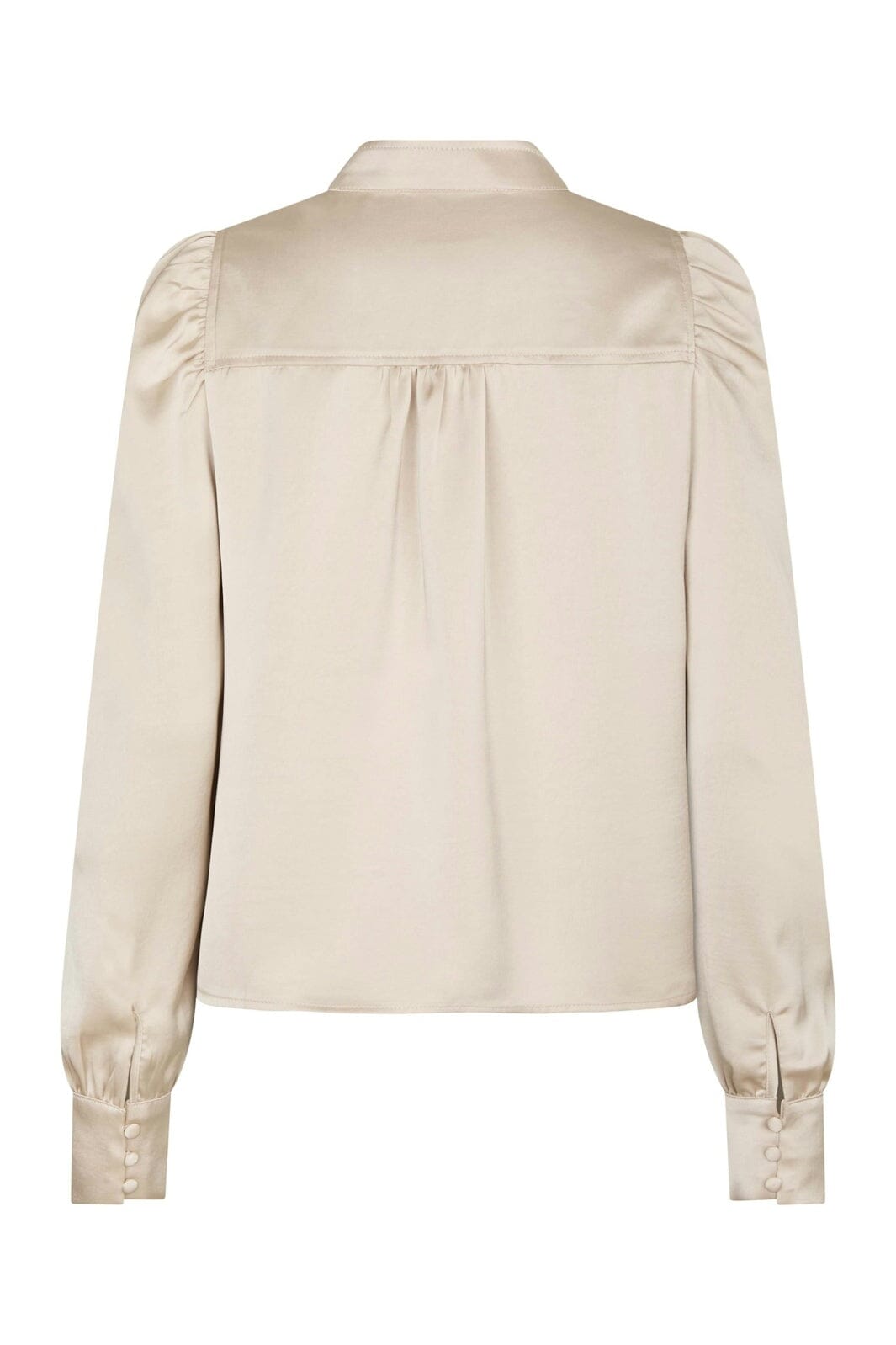 Neo Noir - Rosslyn Heavy Sateen Blouse 163769 - 720 - Champagne