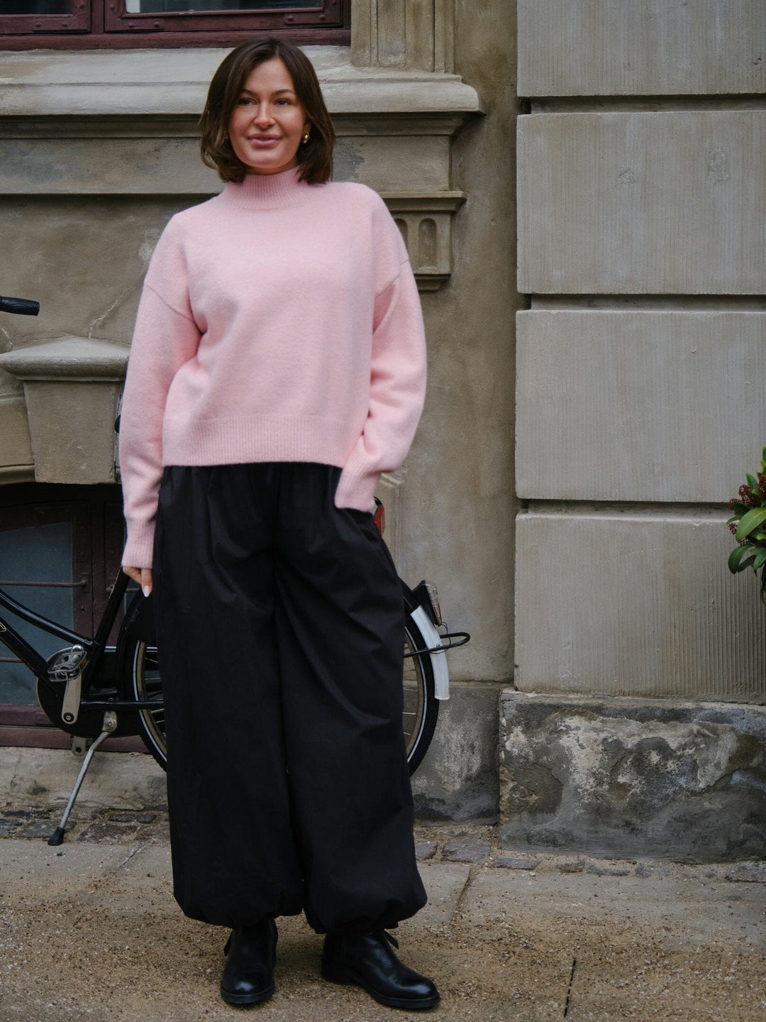 Neo Noir - Roxane Balloon Poplin Pants 167403 - 100 - Black Bukser 