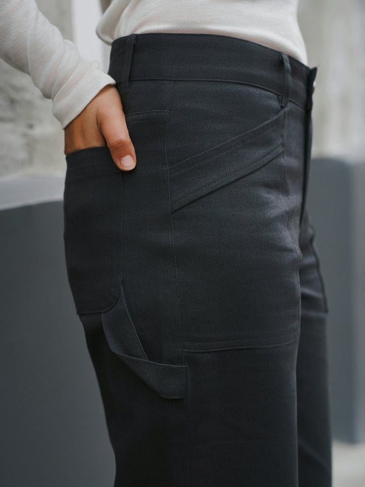 Neo Noir - Saphir Twill Pants 170794 - 132 - Antracit Bukser 