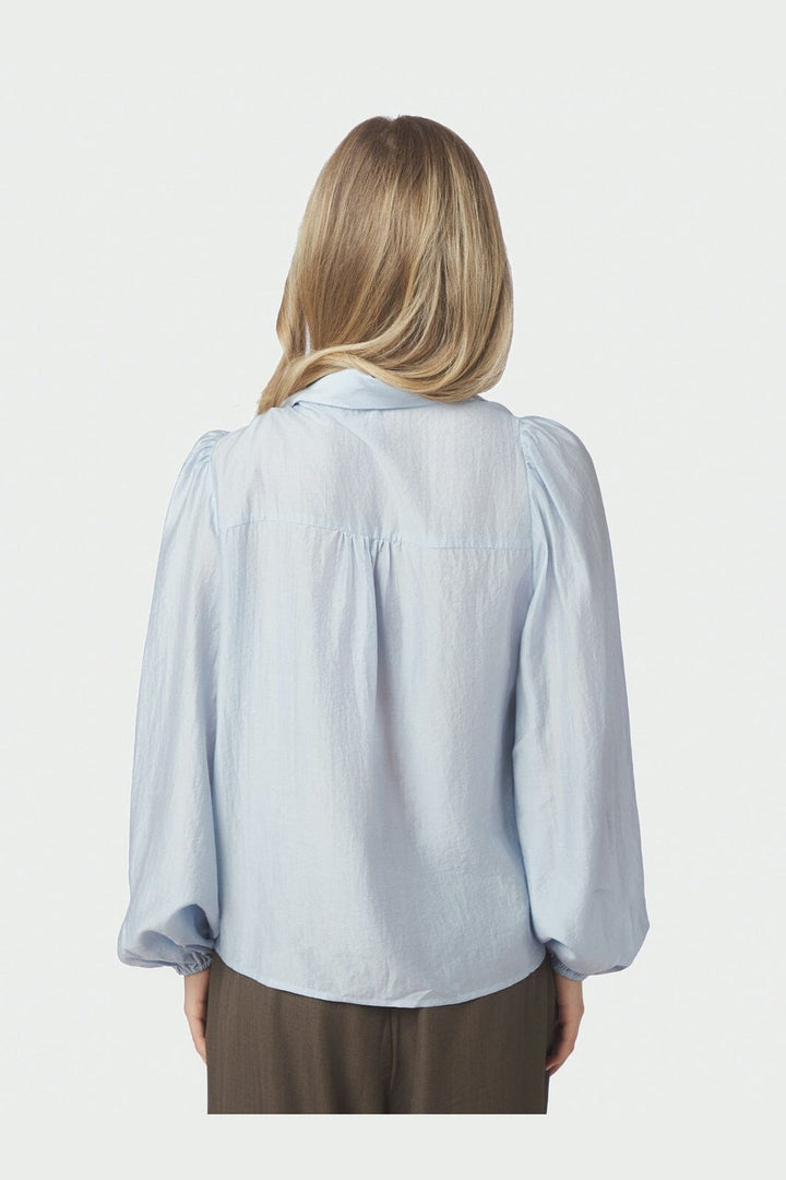 Neo Noir - Selene Crisp Blouse 167523 - 145 - Light Blue