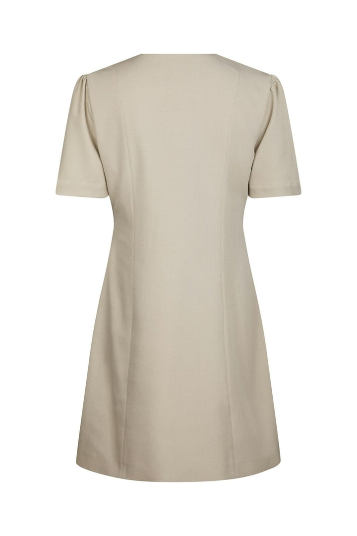 Neo Noir - Sendita Eyelet Dress 165519 - 213 - Sand