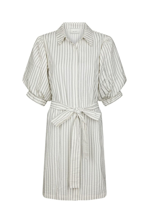 Neo Noir - Serene Slim Stripe Dress 168963 - 121 - Off White