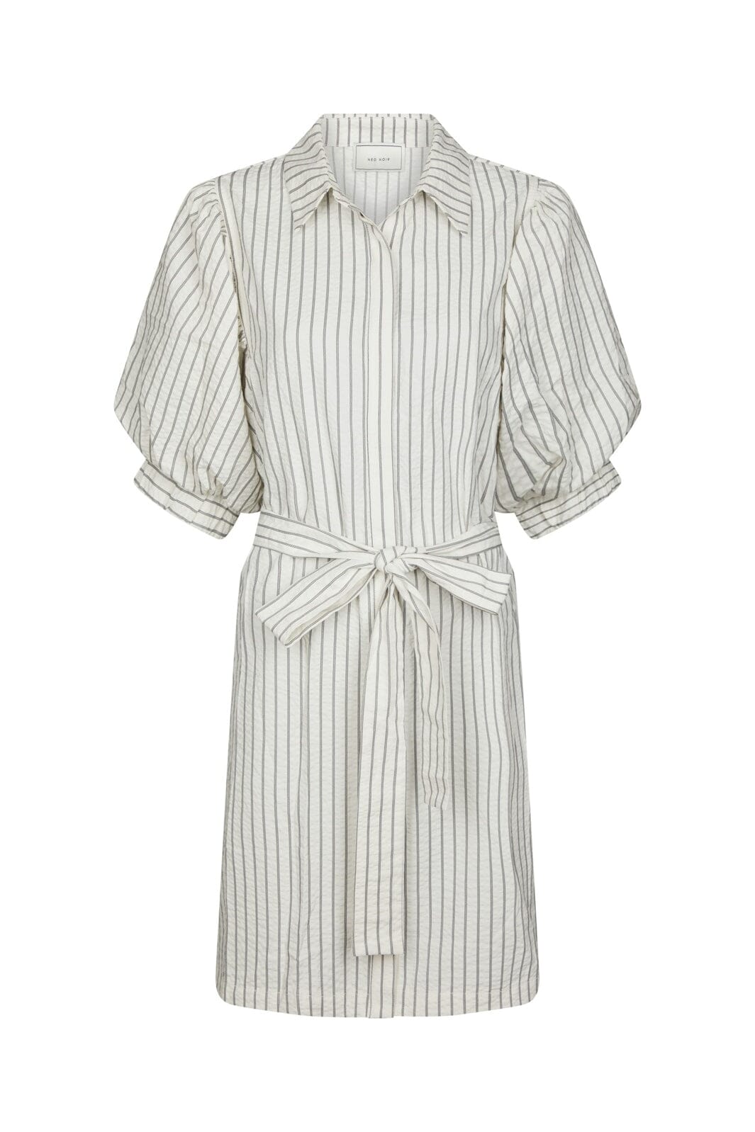 Neo Noir - Serene Slim Stripe Dress 168963 - 121 - Off White