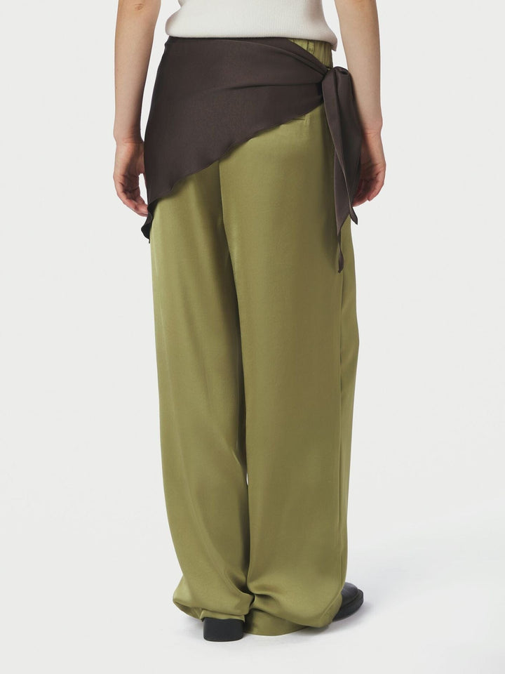 Neo Noir - Serina Heavy Sateen Big Scarf 168193 - 676 - Dark Brown Tørklæder 