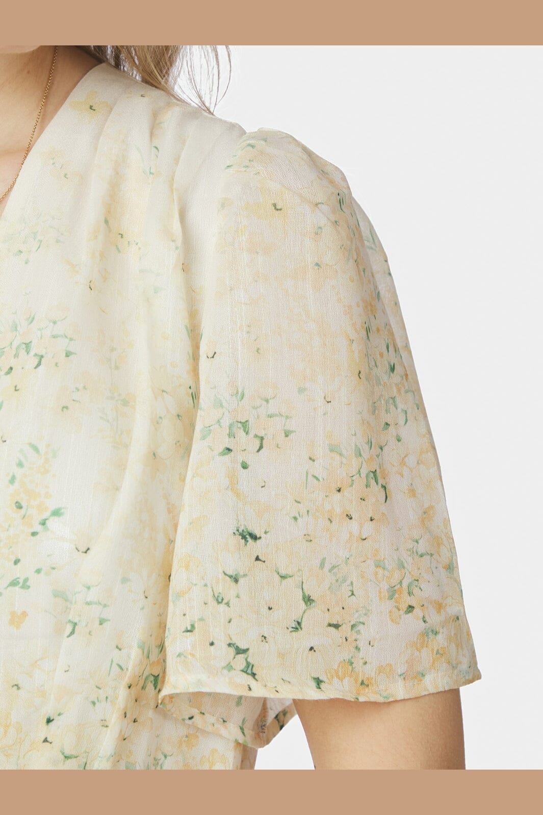 Neo Noir - Serna Gardenia Dress 169070 - 191 - Light Yellow