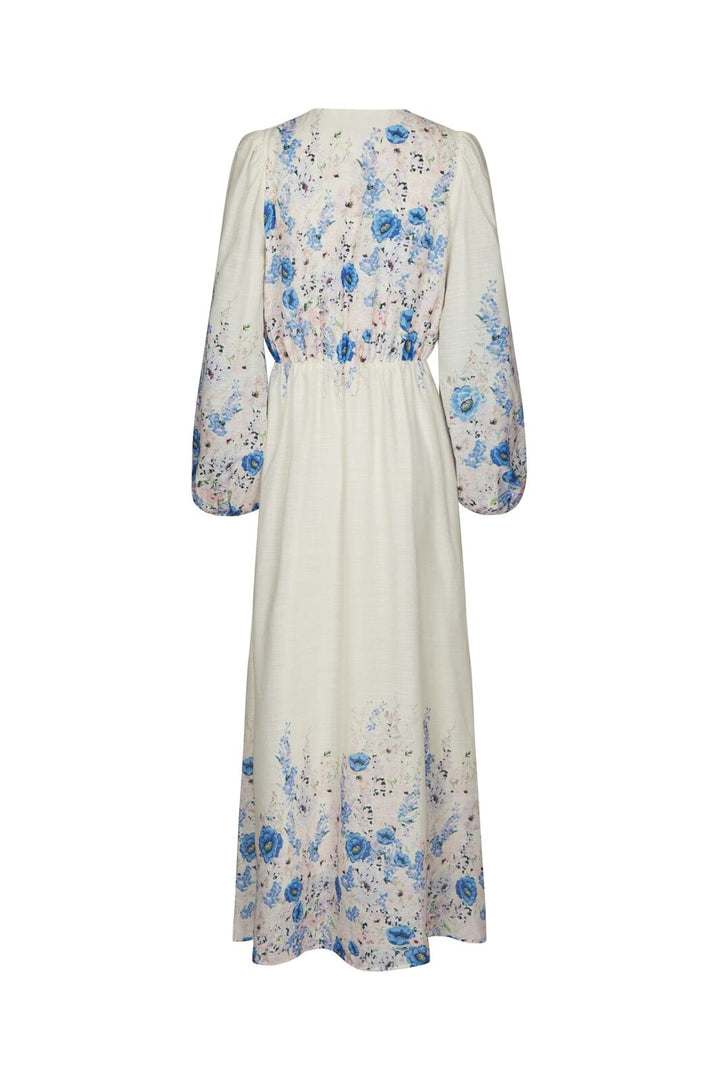Neo Noir - Silfi Flower Print Dress 164828 - 140 - Blue