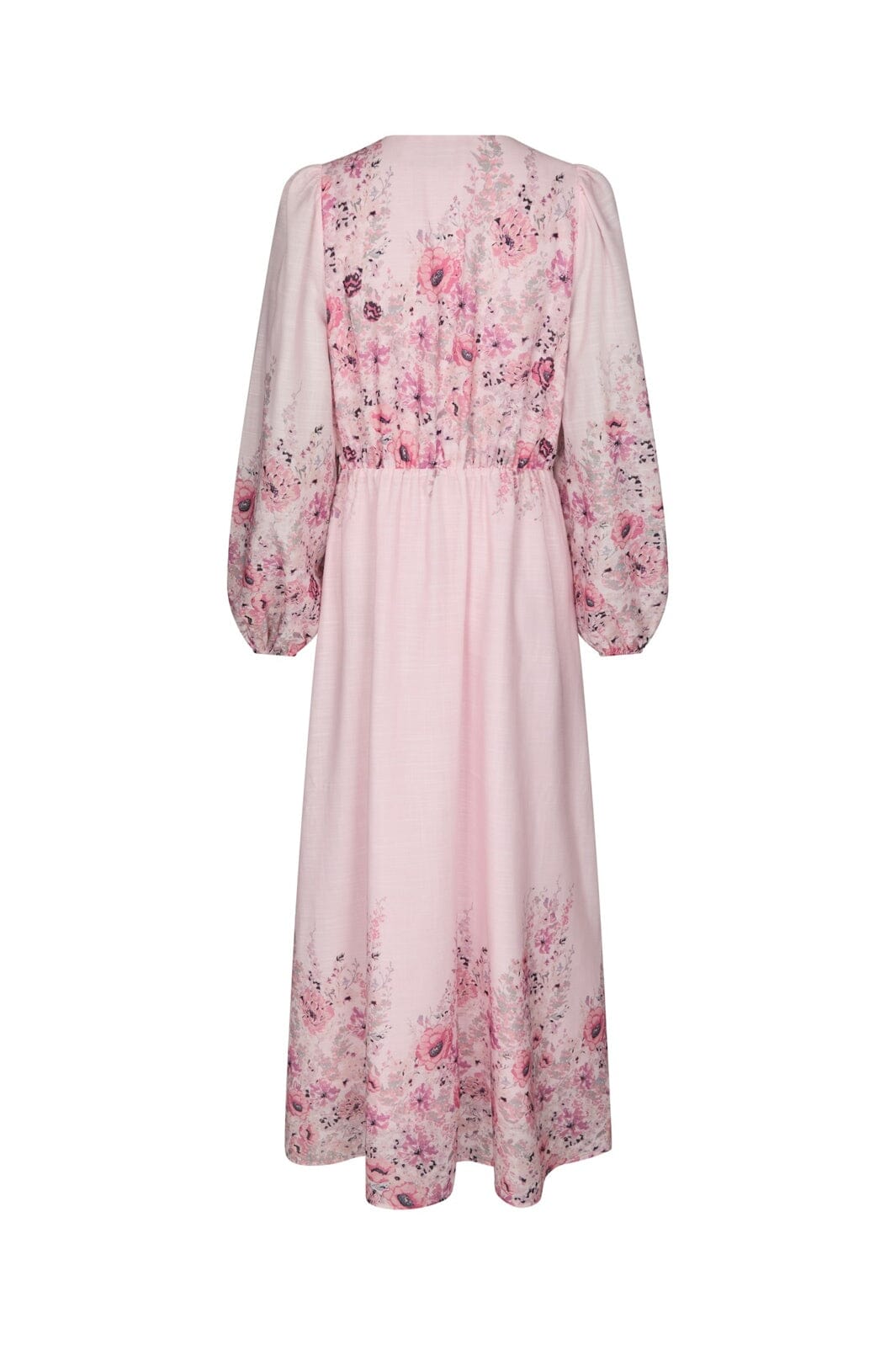 Neo Noir - Silfi Flower Print Dress 164828 - 630 - Dusty Rose