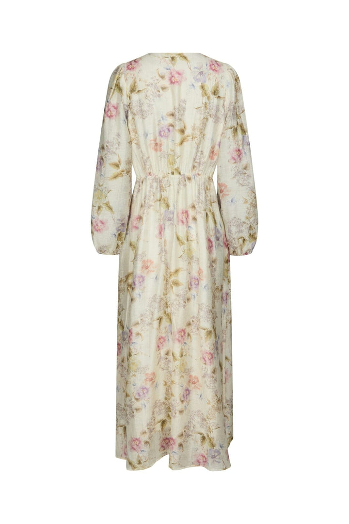 Neo Noir - Silfi Vintage Flower Dress 167921 - 121 - Off White