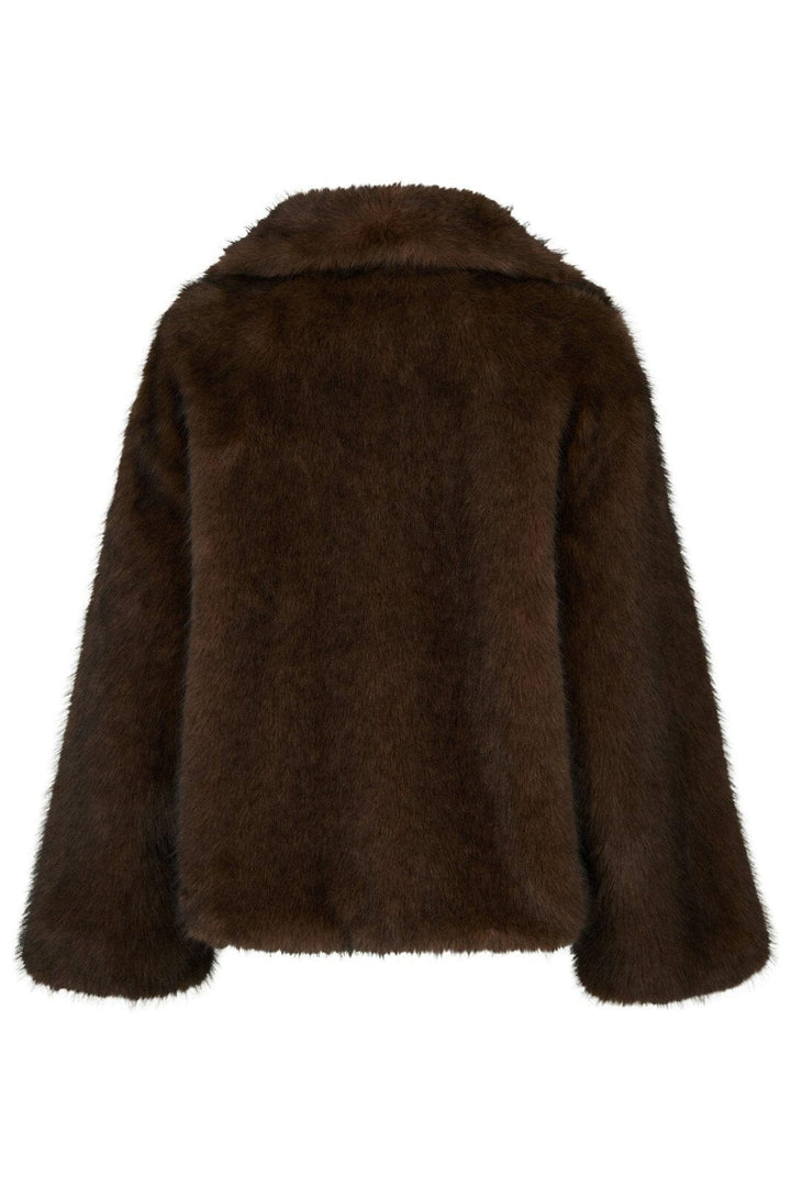 Neo Noir - Stephanie Faux Fur Jacket 162628 - 210 - Brown