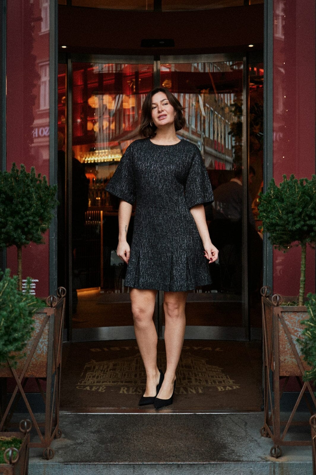 Neo Noir - Susie Boucle Dress 167094 - 100 - Black Kjoler 