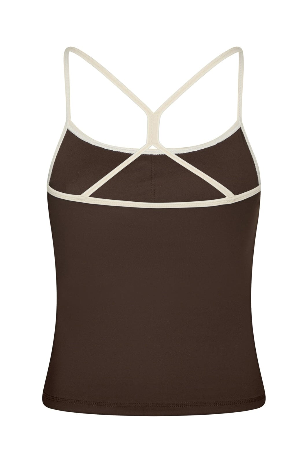 Neo Noir - Tirri Contrast Top 170724 - 676 - Dark Brown