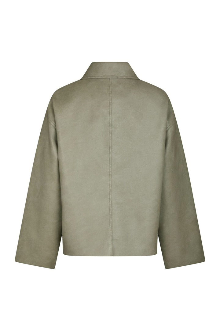 Neo Noir - Titan Faux Leather Jacket 164002 - 232 - Soft Green