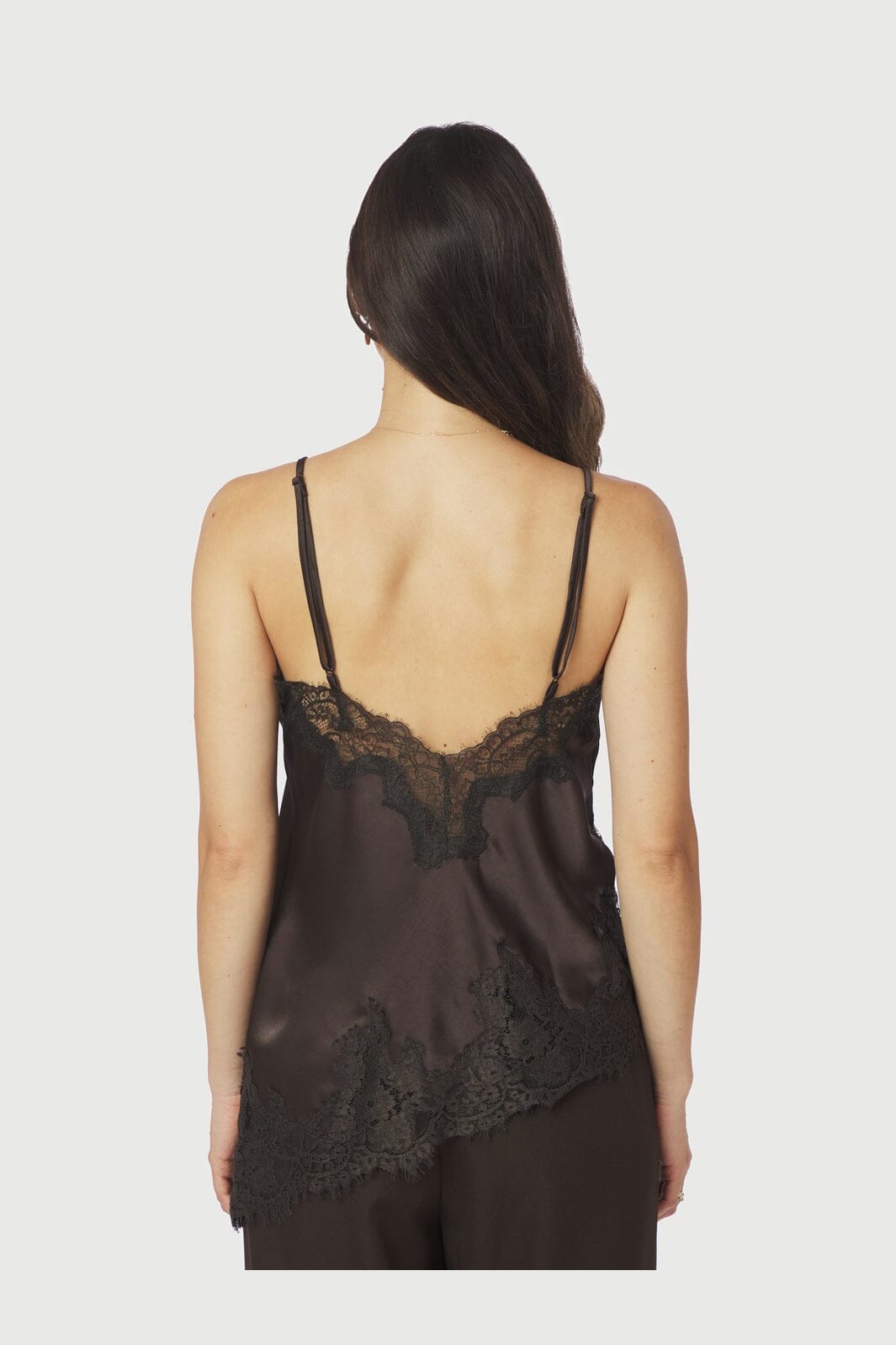 Neo Noir - Viole Lace Top 167409 - 676 - Dark Brown