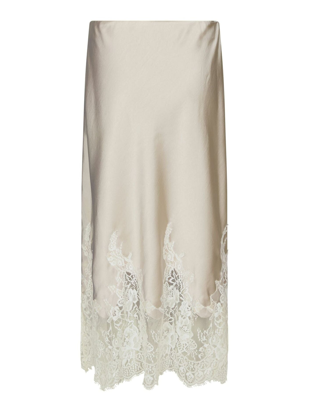 Neo Noir - Yelina Heavy Sateen Skirt 169332 - 720 - Champagne Nederdele 