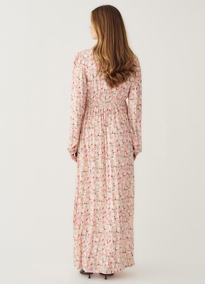 Noella - Lilith Maxi Dress 14160005 - 1389 - Cinthia Pink Print Kjoler 