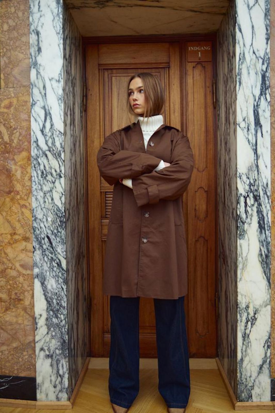 Noella - Lilli Coat 12690023 - 674 - Chocolate Jakker 