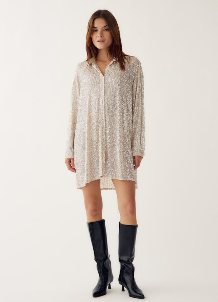 Noella - Lizanne Shirt 14320001 - 766 - Silver Skjorter 