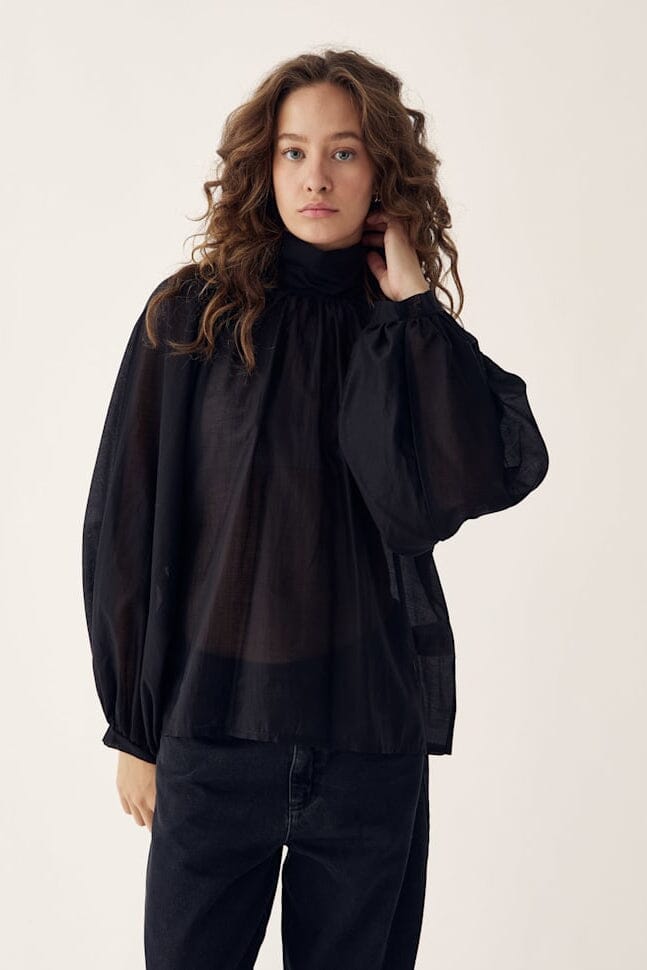 Noella - Loris Blouse 14450001 - 004 - Black Bluser 