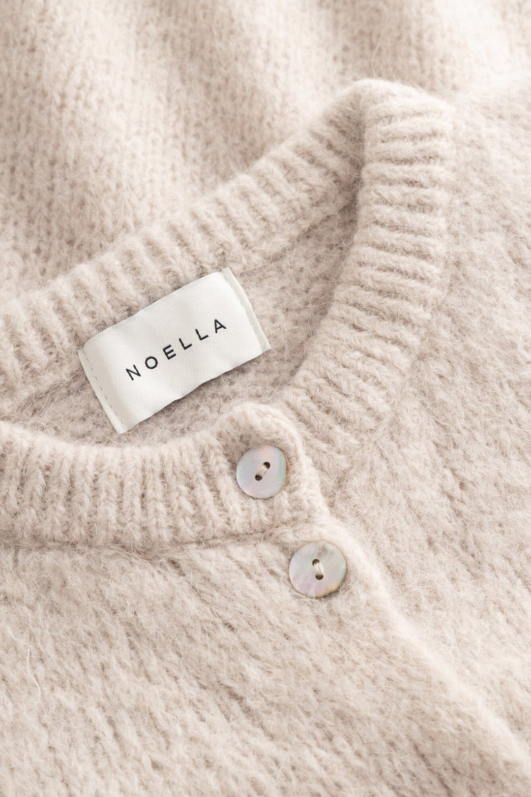 Noella - N-Kae Knit Cardigan 15950001 - 1206 - Oyster Cardigans 