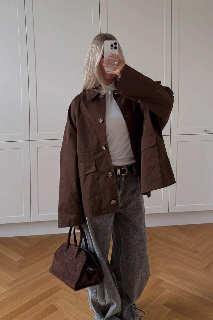 Noella - N-Margo Jacket 12690024 - 674 - Chocolate Jakker 