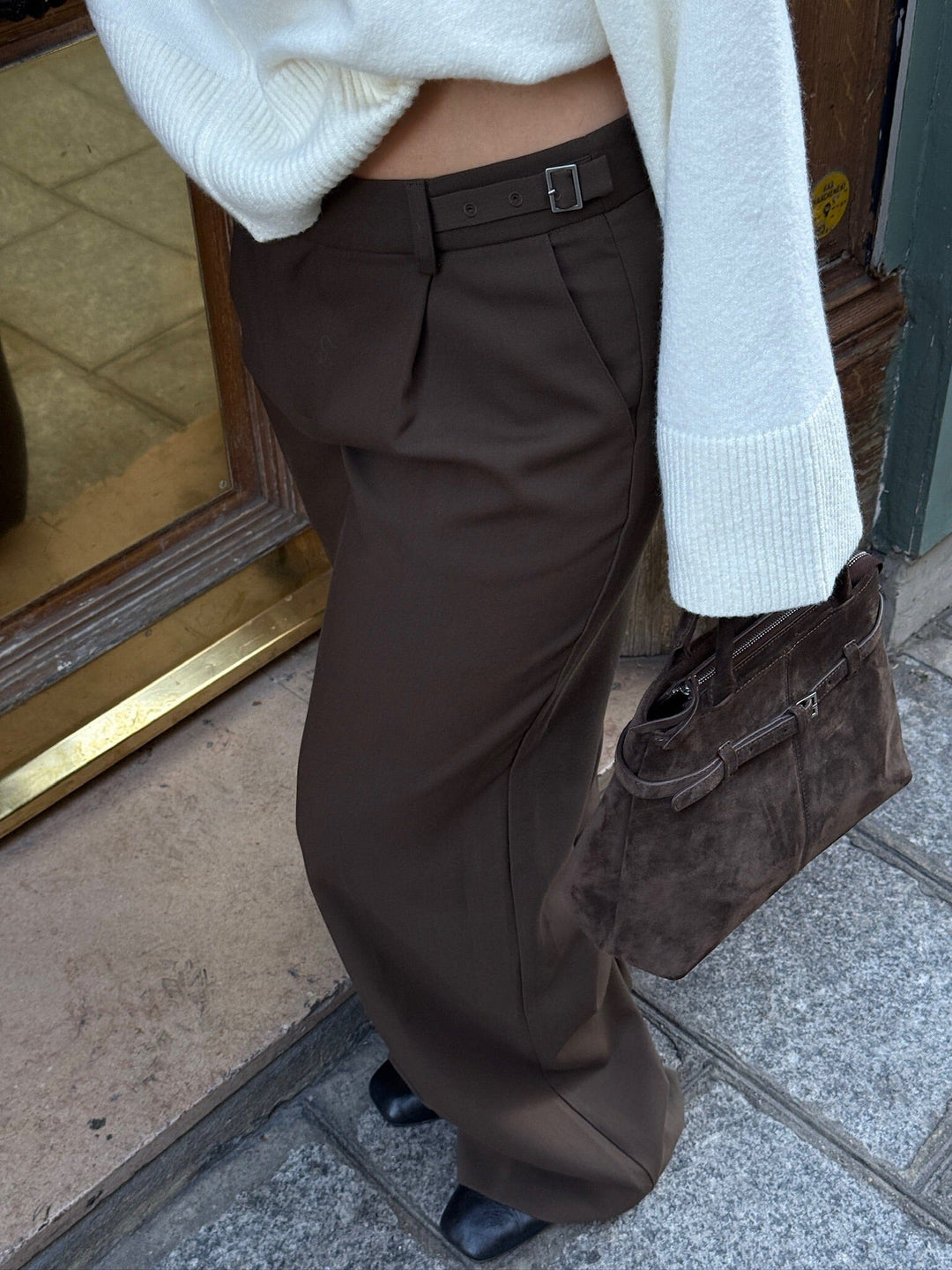 Noella - N-Mavie Pants 16750002 - 674 - Chocolate Bukser 